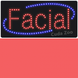 Affordable LED L7103 Facial LED Sign, 12